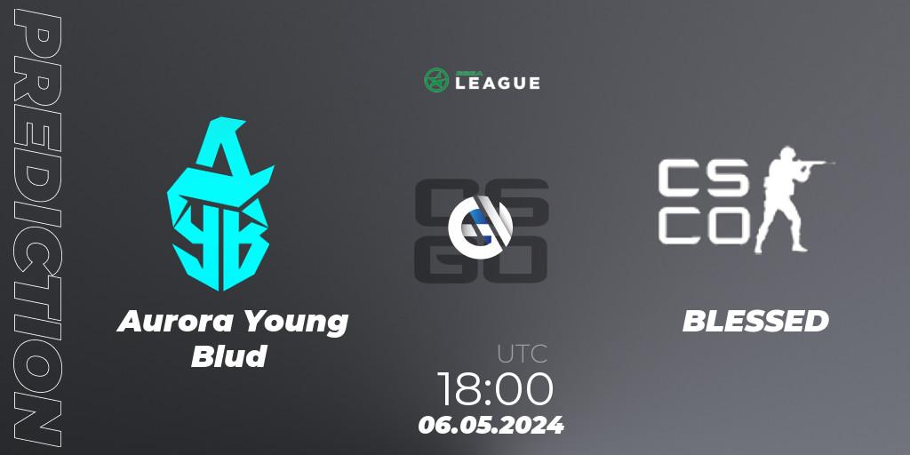 Pronóstico Aurora Young Blud - BLESSED. 06.05.2024 at 18:00, Counter-Strike (CS2), ESEA Season 49: Advanced Division - Europe