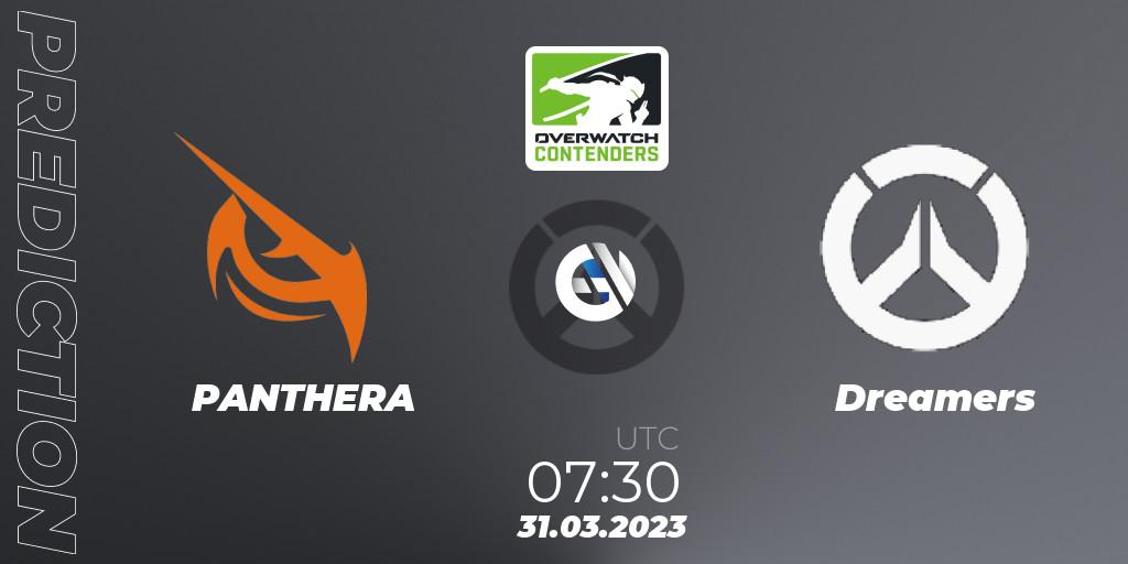 Pronóstico PANTHERA - Dreamers. 31.03.2023 at 07:45, Overwatch, Overwatch Contenders 2023 Spring Series: Korea