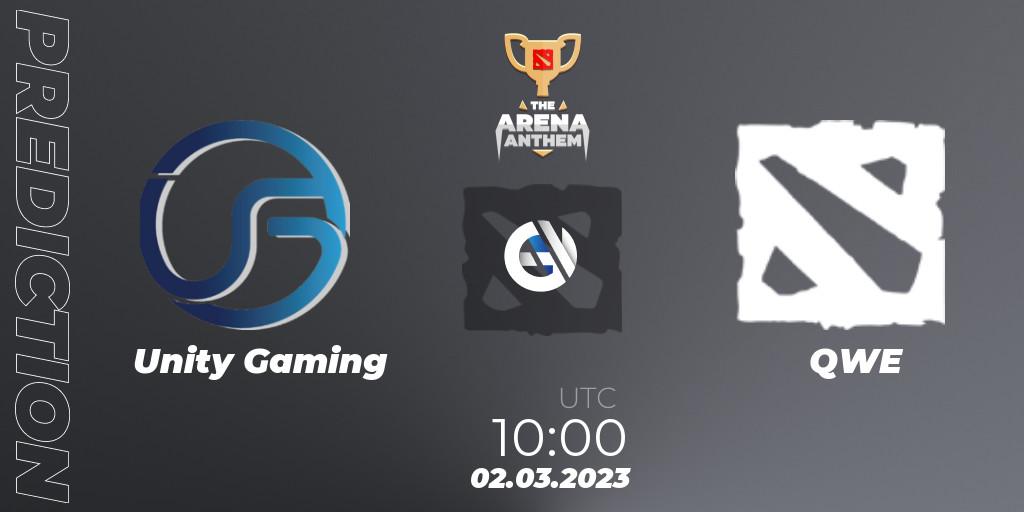Pronóstico Unity Gaming - QWE. 02.03.23, Dota 2, The Arena Anthem