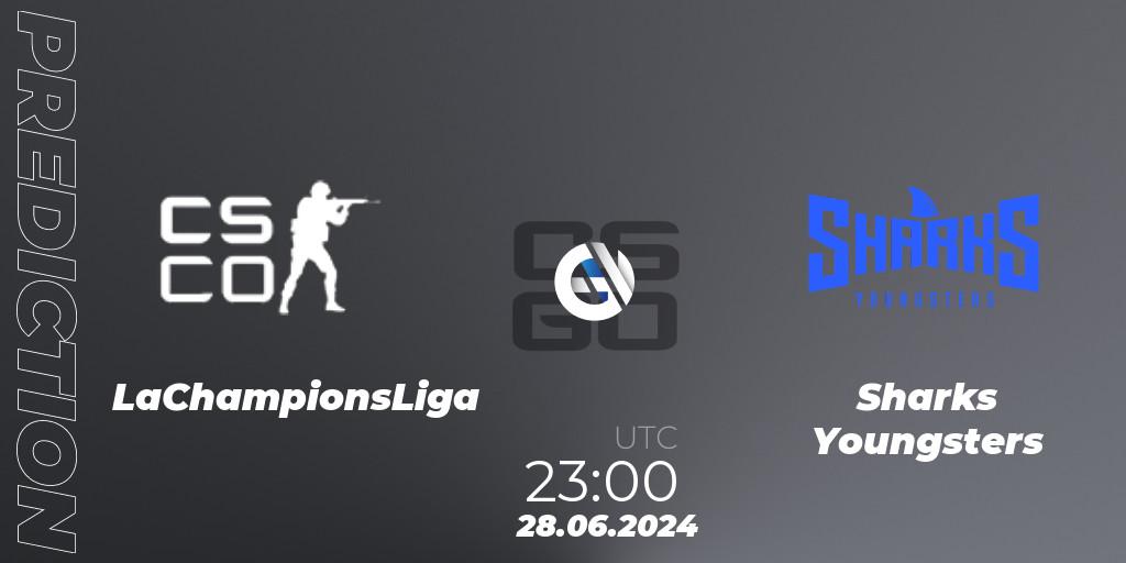 Pronóstico LaChampionsLiga - Sharks Youngsters. 28.06.2024 at 23:00, Counter-Strike (CS2), Punto Gamers Cup 2024