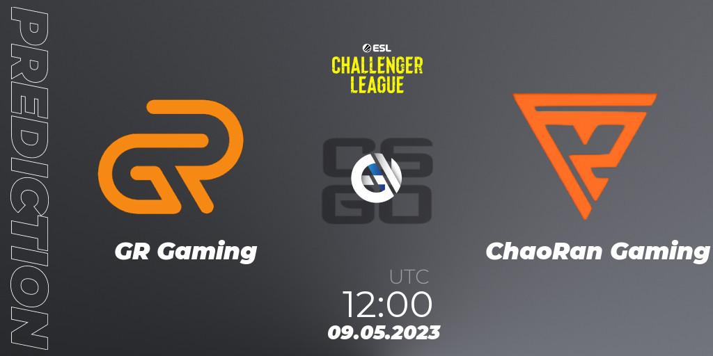 Pronóstico GR Gaming - ChaoRan Gaming. 09.05.2023 at 12:00, Counter-Strike (CS2), ESL Challenger League Season 45: Asia-Pacific