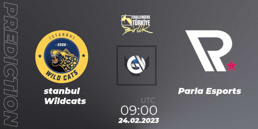 Pronóstico İstanbul Wildcats - Parla Esports. 24.02.2023 at 09:00, VALORANT, VALORANT Challengers 2023 Turkey: Birlik Split 1