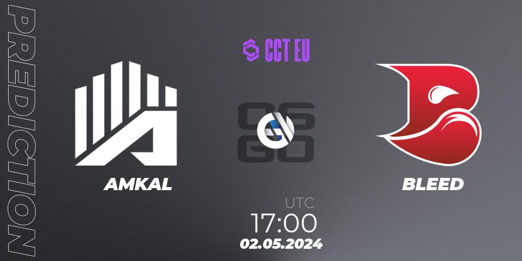 Pronóstico AMKAL - BLEED. 02.05.2024 at 18:15, Counter-Strike (CS2), CCT Season 2 Europe Series 1