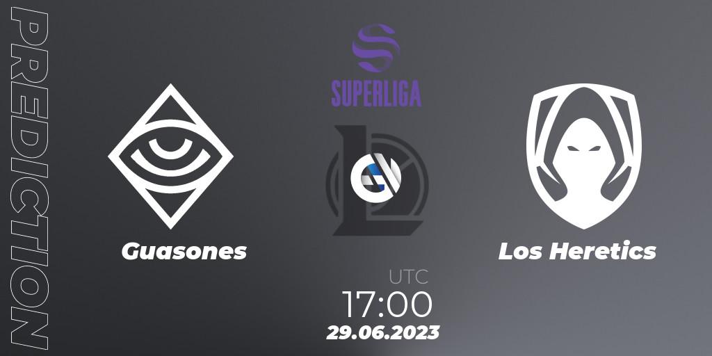 Pronóstico Guasones - Los Heretics. 04.07.2023 at 17:00, LoL, Superliga Summer 2023 - Group Stage