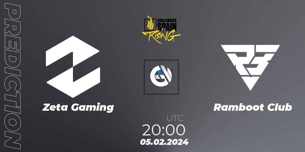Pronóstico Zeta Gaming - Ramboot Club. 05.02.24, VALORANT, VALORANT Challengers 2024 Spain: Rising Split 1