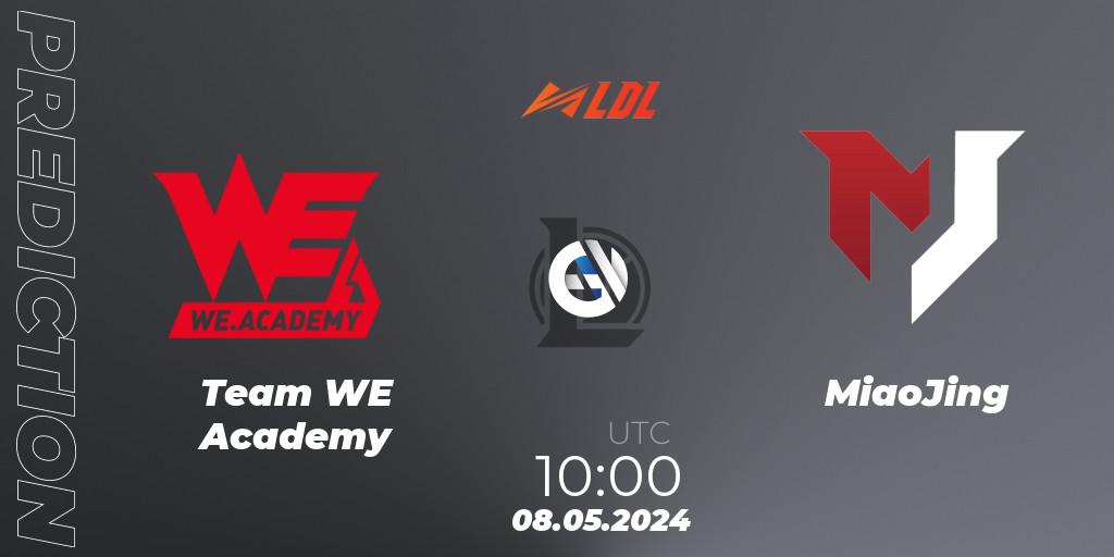 Pronóstico Team WE Academy - MiaoJing. 08.05.2024 at 10:00, LoL, LDL 2024 - Stage 2