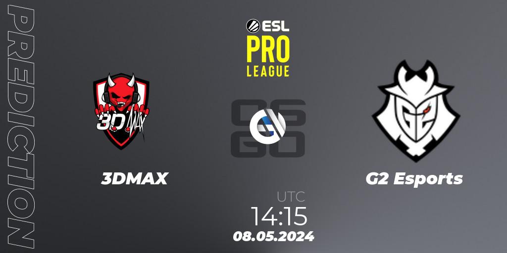Pronóstico 3DMAX - G2 Esports. 08.05.24, CS2 (CS:GO), ESL Pro League Season 19