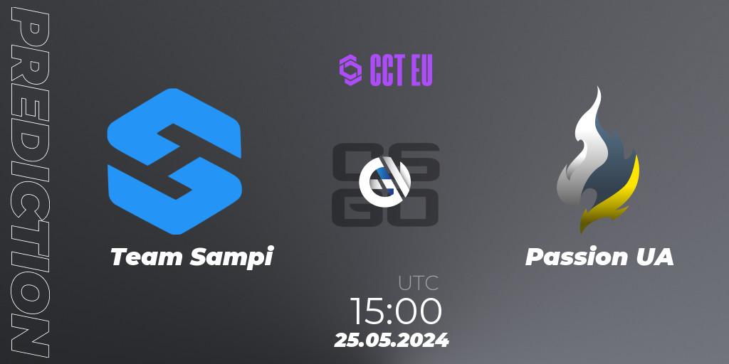 Pronóstico Team Sampi - Passion UA. 25.05.2024 at 15:00, Counter-Strike (CS2), CCT Season 2 Europe Series 4
