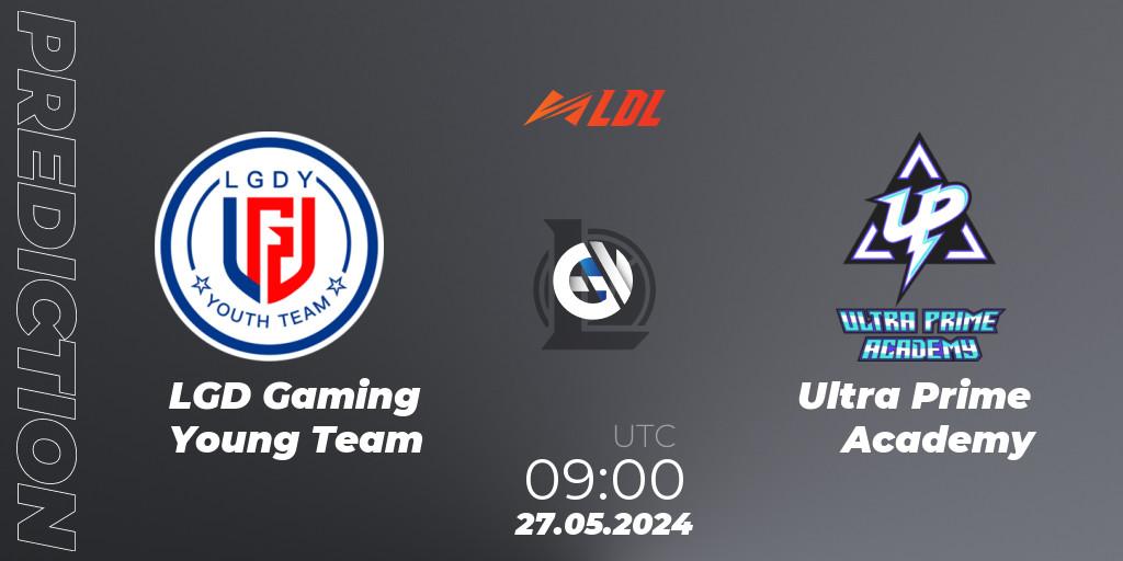Pronóstico LGD Gaming Young Team - Ultra Prime Academy. 27.05.2024 at 09:00, LoL, LDL 2024 - Stage 3