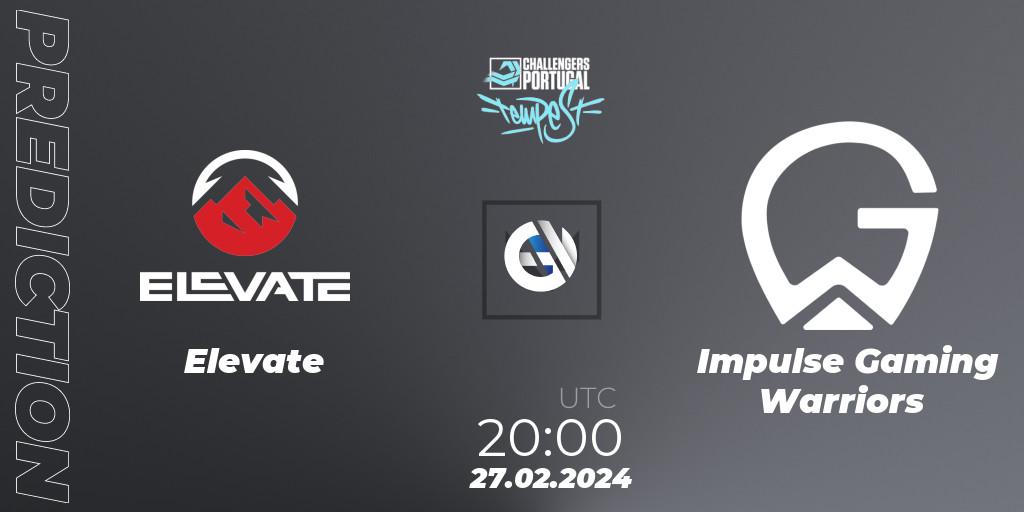 Pronóstico Elevate - Impulse Gaming Warriors. 27.02.24, VALORANT, VALORANT Challengers 2024 Portugal: Tempest Split 1