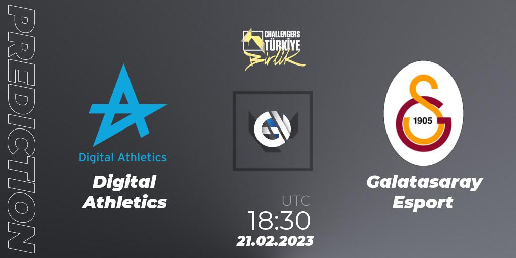Pronóstico Digital Athletics - Galatasaray Esport. 21.02.2023 at 17:45, VALORANT, VALORANT Challengers 2023 Turkey: Birlik Split 1