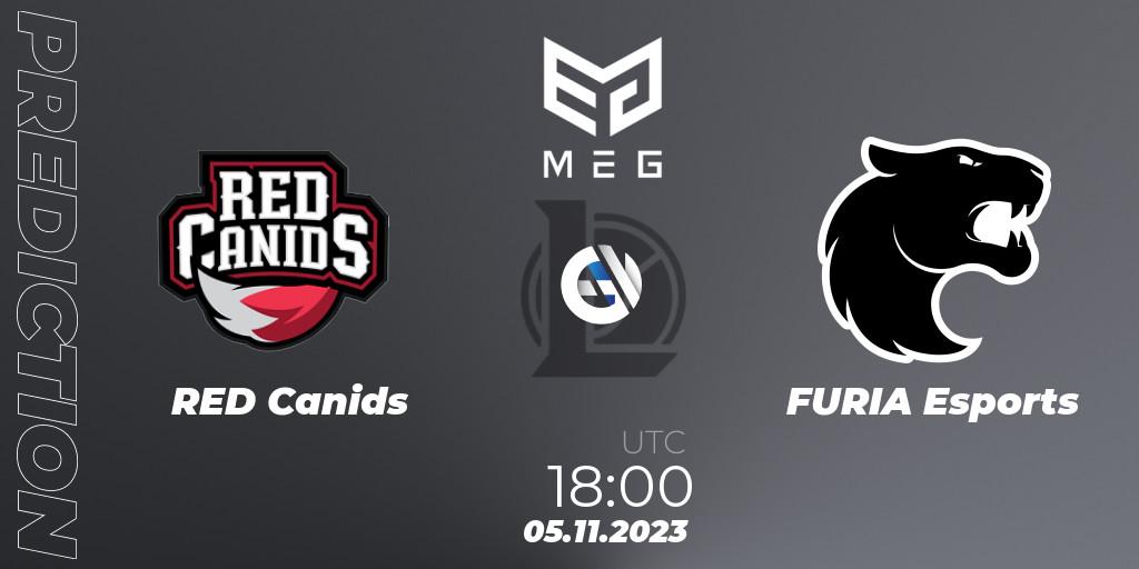 Pronóstico RED Canids - FURIA Esports. 05.11.23, LoL, MEG League of Legends 2023