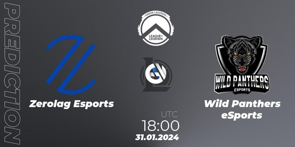 Pronóstico Zerolag Esports - Wild Panthers eSports. 31.01.2024 at 18:00, LoL, GLL Spring 2024
