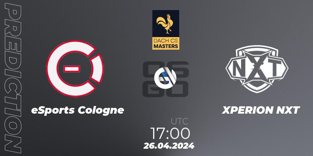 Pronóstico eSports Cologne - XPERION NXT. 22.04.2024 at 18:00, Counter-Strike (CS2), DACH CS Masters Season 1: Division 2