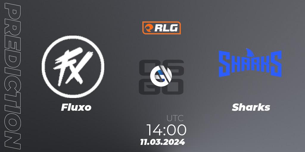 Pronóstico Fluxo - Sharks. 11.03.2024 at 14:00, Counter-Strike (CS2), RES Latin American Series #2