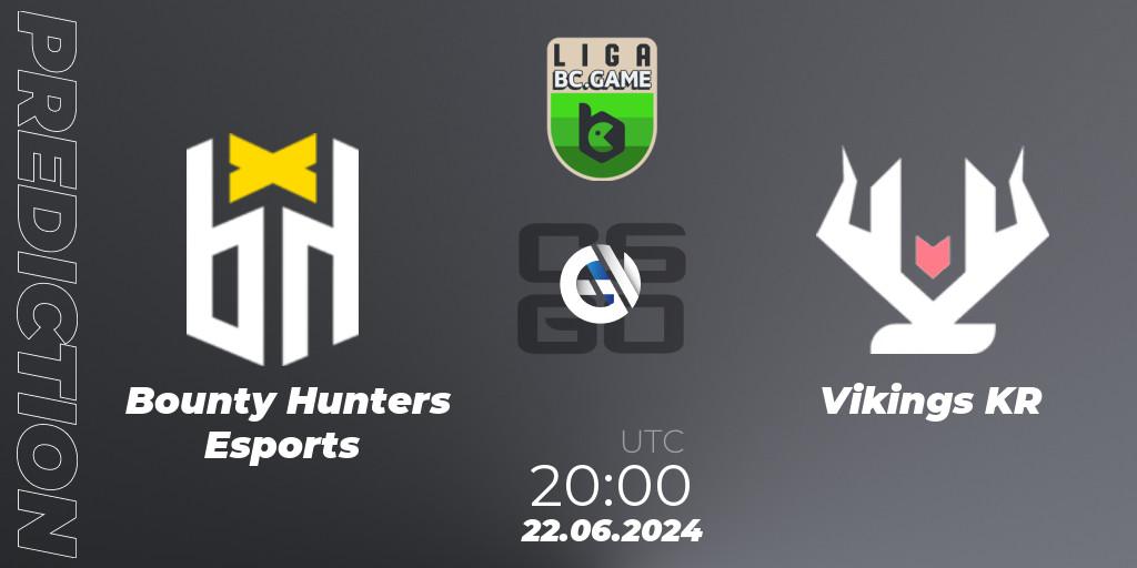 Pronóstico Bounty Hunters Esports - Vikings KR. 27.06.2024 at 16:00, Counter-Strike (CS2), Dust2 Brasil Liga Season 3: Division 1