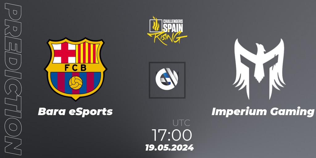 Pronóstico Barça eSports - Imperium Gaming. 19.05.2024 at 16:00, VALORANT, VALORANT Challengers 2024 Spain: Rising Split 2