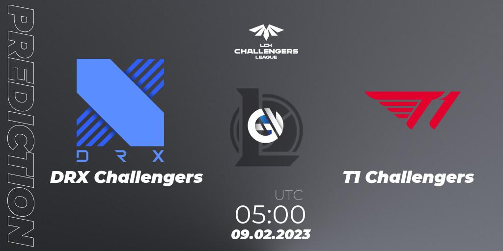 Pronóstico DRX Challengers - T1 Challengers. 09.02.23, LoL, LCK Challengers League 2023 Spring