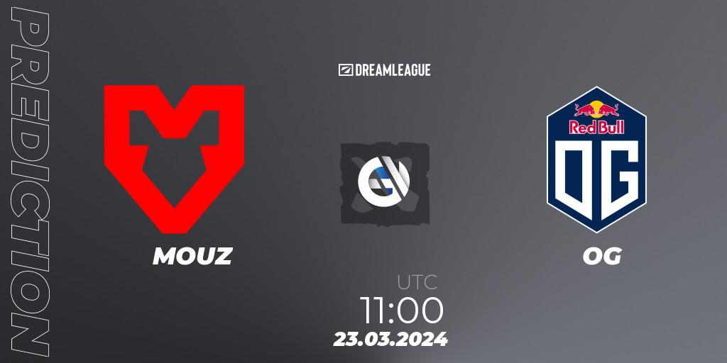 Pronóstico MOUZ - OG. 23.03.24, Dota 2, DreamLeague Season 23: Western Europe Closed Qualifier