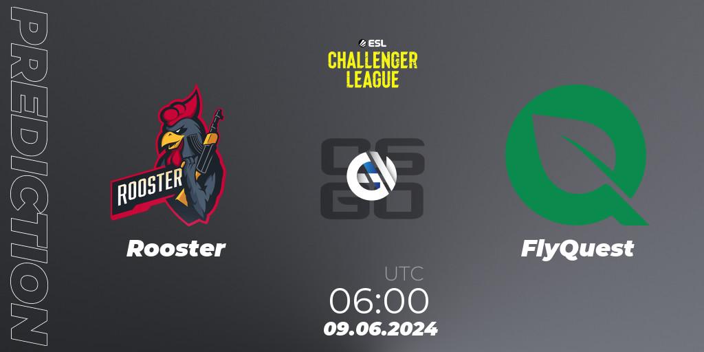Pronóstico Rooster - FlyQuest. 09.06.2024 at 06:00, Counter-Strike (CS2), ESL Challenger League Season 47: Oceania