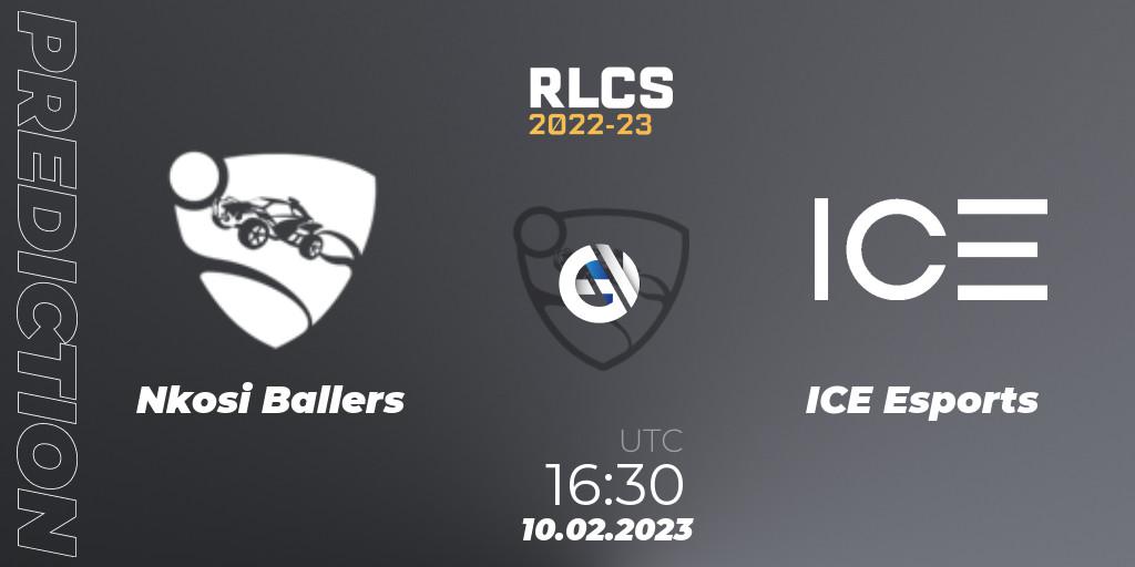 Pronóstico Nkosi Ballers - ICE Esports. 10.02.2023 at 16:30, Rocket League, RLCS 2022-23 - Winter: Sub-Saharan Africa Regional 2 - Winter Cup