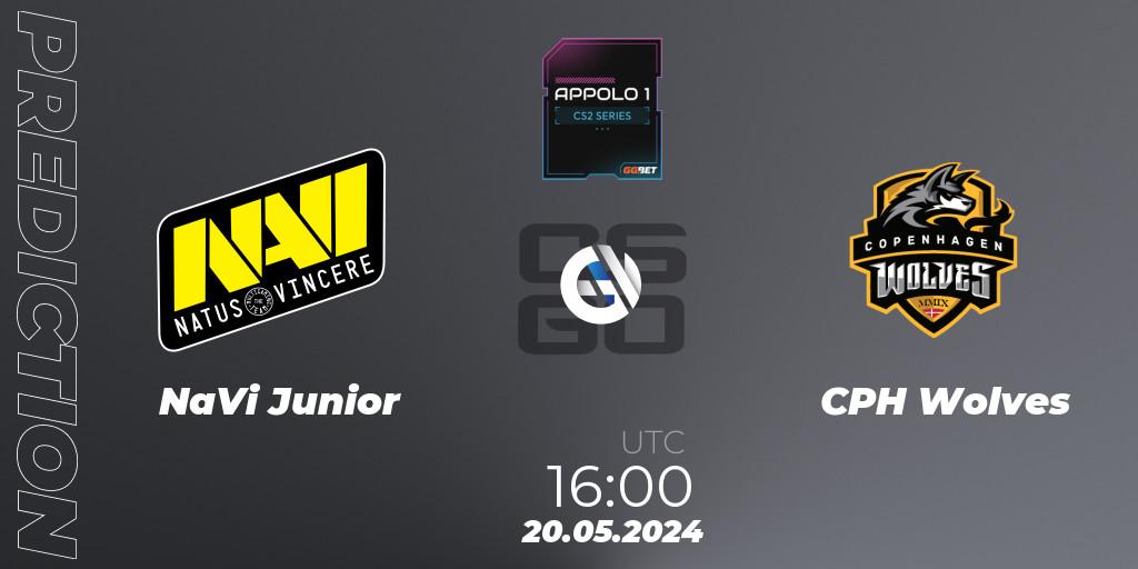 Pronóstico NaVi Junior - CPH Wolves. 20.05.2024 at 16:00, Counter-Strike (CS2), Appolo1 Series: Phase 2
