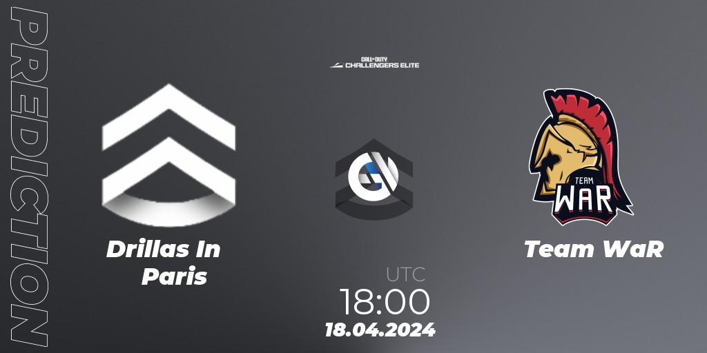 Pronóstico Drillas In Paris - Team WaR. 18.04.2024 at 18:00, Call of Duty, Call of Duty Challengers 2024 - Elite 2: EU
