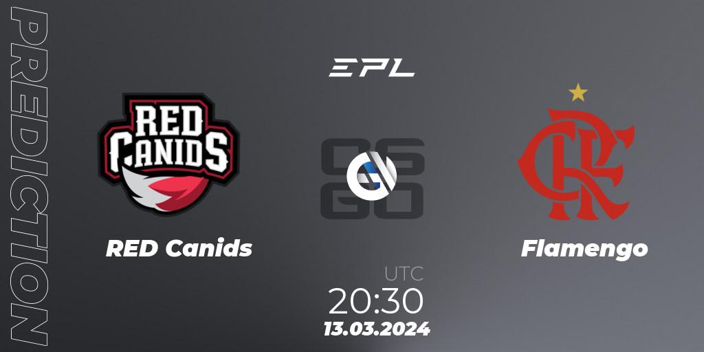 Pronóstico RED Canids - Flamengo. 14.03.24, CS2 (CS:GO), EPL World Series: Americas Season 7