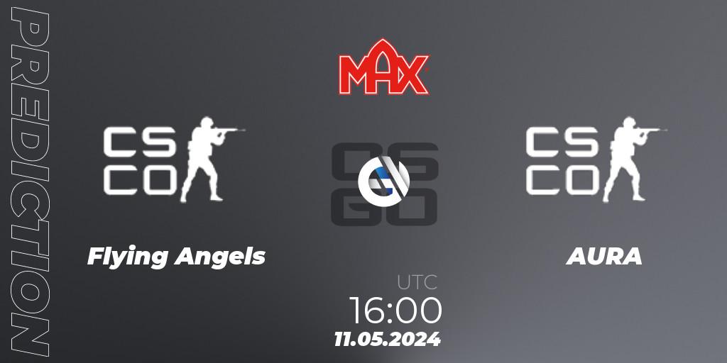 Pronóstico Flying Angels - AURA. 11.05.2024 at 16:00, Counter-Strike (CS2), MAX Skills Tournament