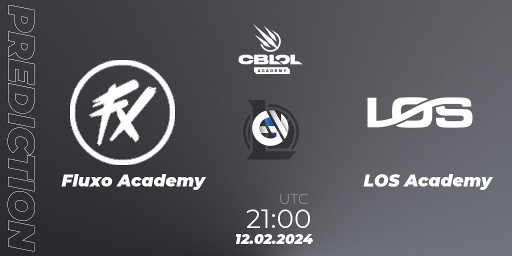 Pronóstico Fluxo Academy - LOS Academy. 12.02.2024 at 22:00, LoL, CBLOL Academy Split 1 2024