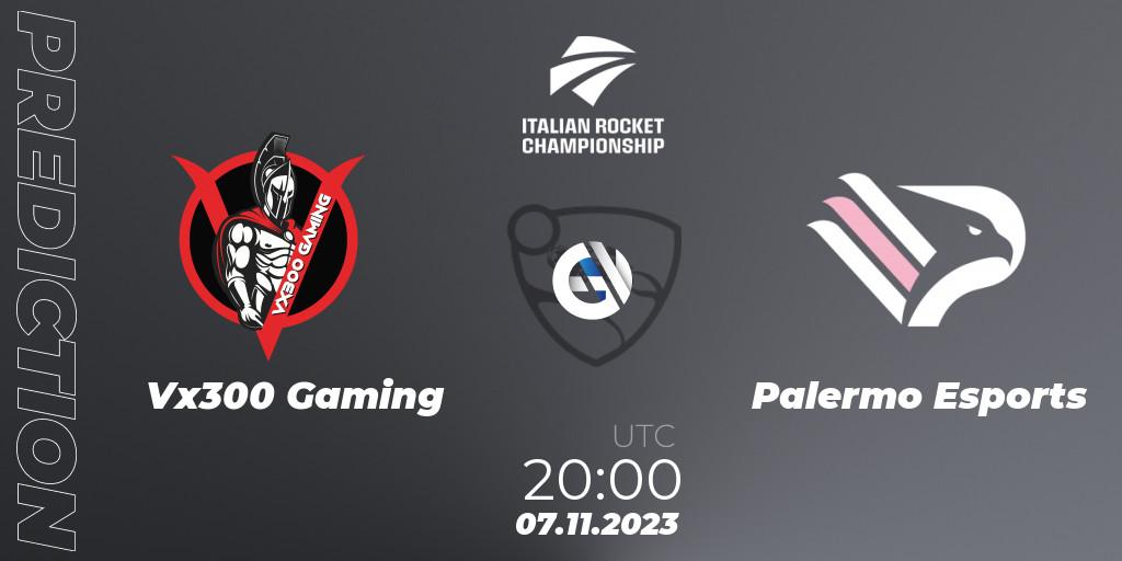 Pronóstico Vx300 Gaming - Palermo Esports. 07.11.2023 at 20:00, Rocket League, Italian Rocket Championship Season 11Serie A Relegation