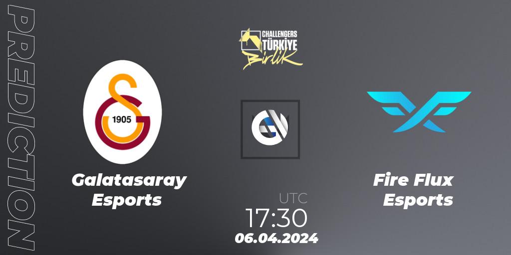 Pronóstico Galatasaray Esports - Fire Flux Esports. 06.04.2024 at 17:30, VALORANT, VALORANT Challengers 2024 Turkey: Birlik Split 1