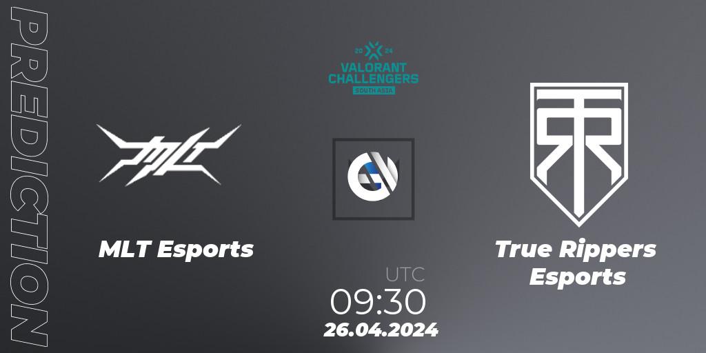 Pronóstico MLT Esports - True Rippers Esports. 26.04.24, VALORANT, VALORANT Challengers 2024 South Asia: Split 1 - Cup 2