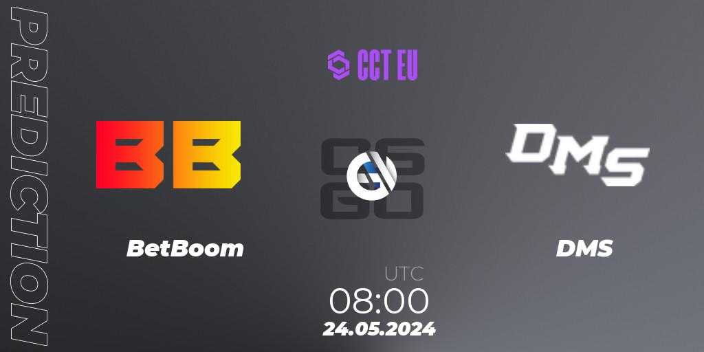 Pronóstico BetBoom - DMS. 24.05.2024 at 08:00, Counter-Strike (CS2), CCT Season 2 European Series #3