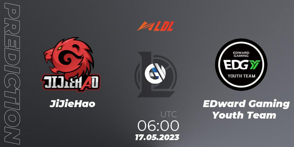 Pronóstico JiJieHao - EDward Gaming Youth Team. 17.05.2023 at 06:00, LoL, LDL 2023 - Regular Season - Stage 2
