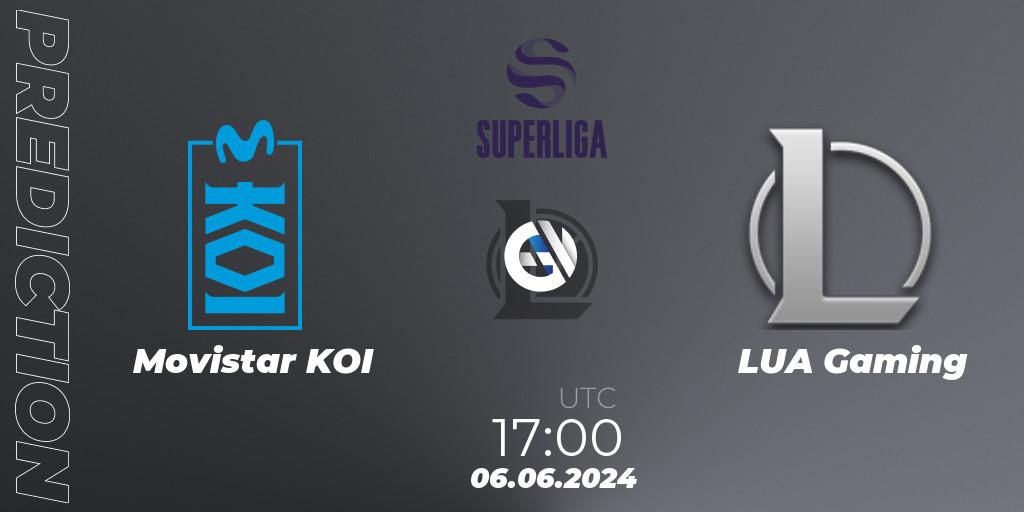 Pronóstico Movistar KOI - LUA Gaming. 06.06.2024 at 17:00, LoL, LVP Superliga Summer 2024