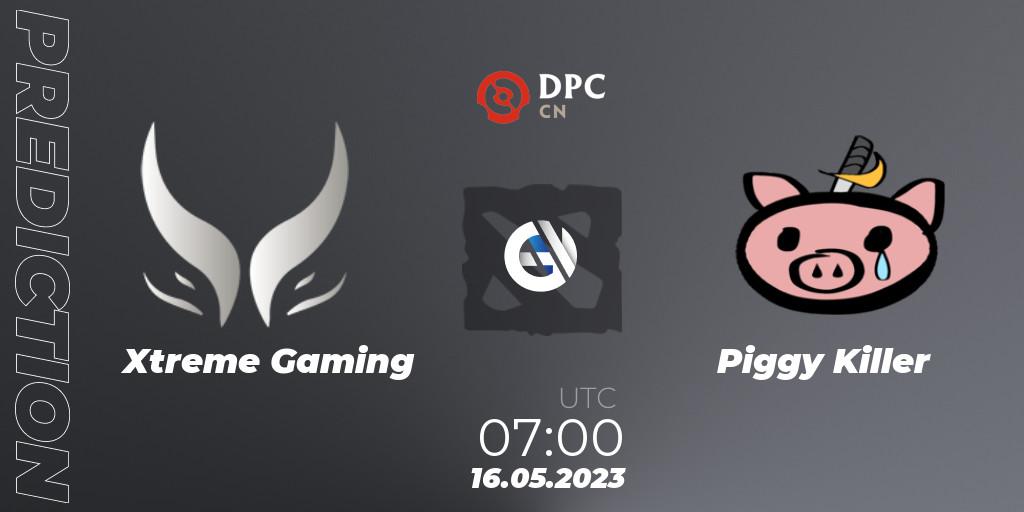 Pronóstico Xtreme Gaming - Piggy Killer. 16.05.2023 at 04:00, Dota 2, DPC 2023 Tour 3: CN Division I (Upper)