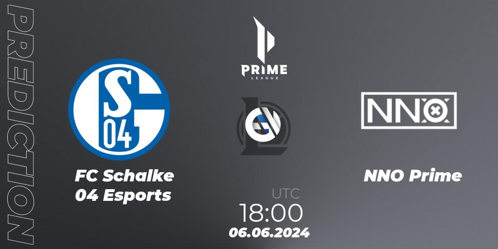 Pronóstico FC Schalke 04 Esports - NNO Prime. 06.06.2024 at 18:00, LoL, Prime League Summer 2024