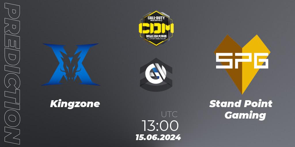 Pronóstico Kingzone - Stand Point Gaming. 11.07.2024 at 13:00, Call of Duty, China Masters 2024 S8: Regular Season