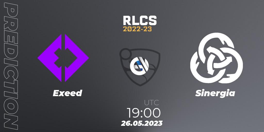 Pronóstico Exeed - Sinergia. 26.05.2023 at 19:00, Rocket League, RLCS 2022-23 - Spring: South America Regional 2 - Spring Cup