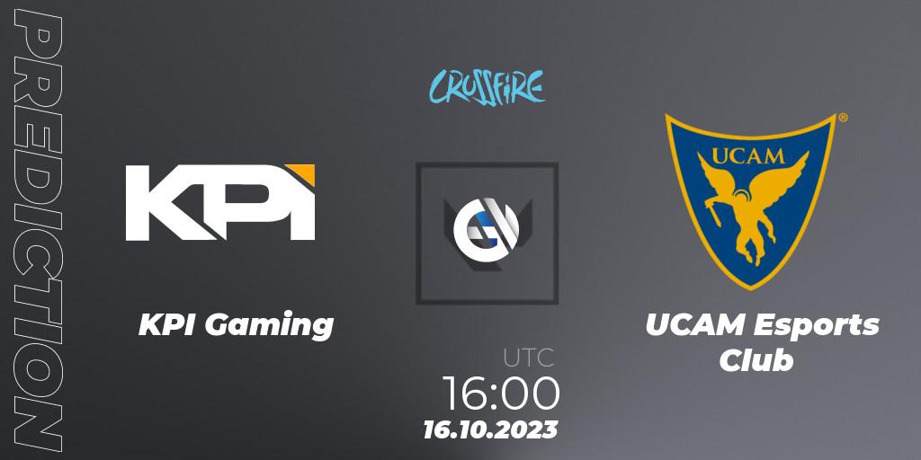 Pronóstico KPI Gaming - UCAM Esports Club. 16.10.2023 at 16:00, VALORANT, LVP - Crossfire Cup 2023: Contenders #2