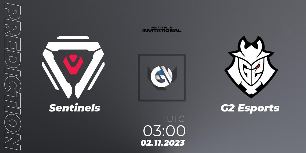 Pronóstico Sentinels - G2 Esports. 02.11.2023 at 04:00, VALORANT, Sentinels Invitational