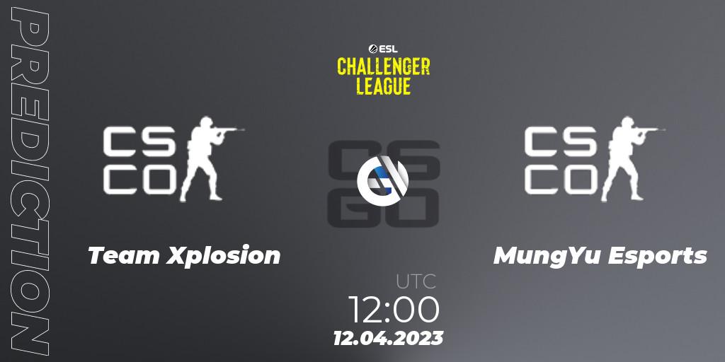 Pronóstico Team Xplosion - MungYu Esports. 12.04.2023 at 12:00, Counter-Strike (CS2), ESL Challenger League Season 45: Asia-Pacific