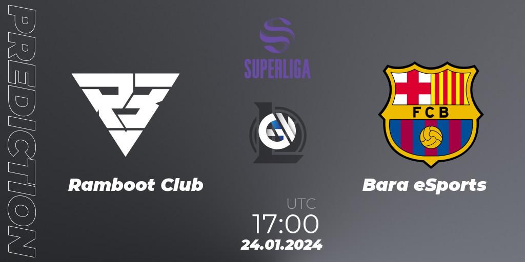 Pronóstico Ramboot Club - Barça eSports. 24.01.2024 at 17:00, LoL, Superliga Spring 2024 - Group Stage