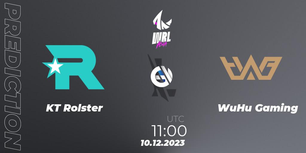 Pronóstico KT Rolster - WuHu Gaming. 10.12.23, Wild Rift, WRL Asia 2023 - Season 2 - Regular Season