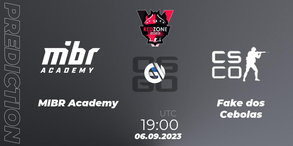 Pronóstico MIBR Academy - Fake dos Cebolas. 06.09.2023 at 19:00, Counter-Strike (CS2), RedZone PRO League 2023 Season 6