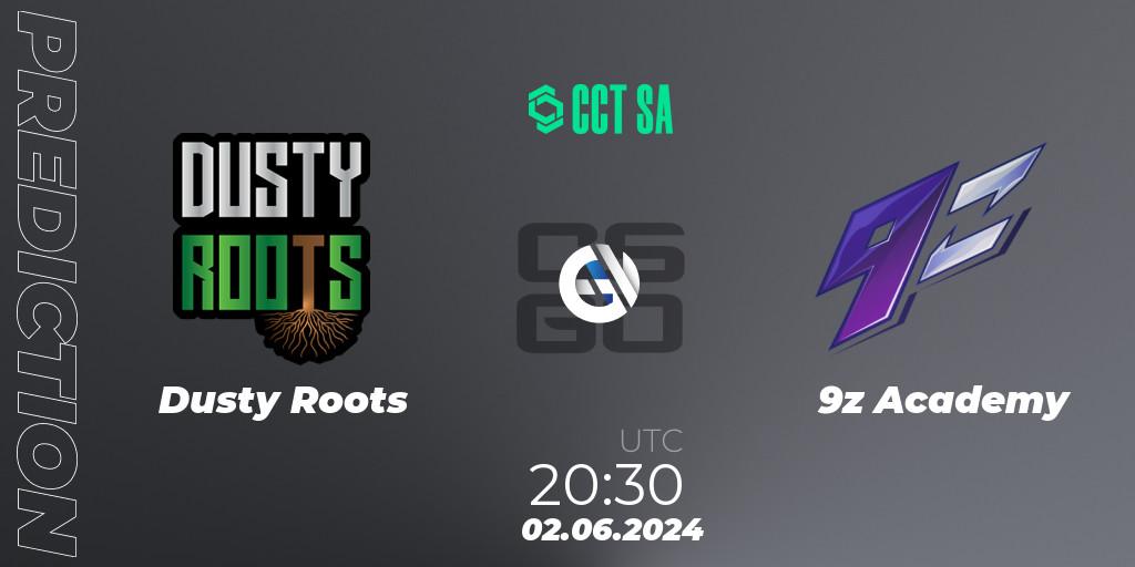 Pronóstico Dusty Roots - 9z Academy. 02.06.2024 at 20:30, Counter-Strike (CS2), CCT Season 2 South America Series 1