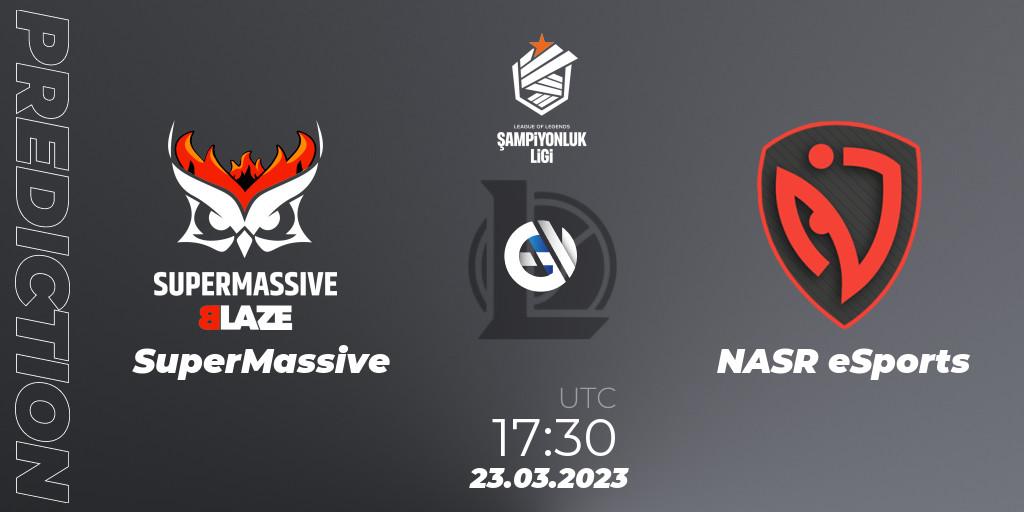 Pronóstico SuperMassive - NASR eSports. 23.03.2023 at 17:30, LoL, TCL Winter 2023 - Playoffs