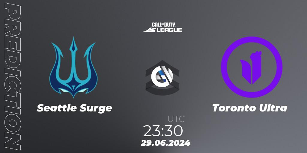 Pronóstico Seattle Surge - Toronto Ultra. 29.06.2024 at 23:30, Call of Duty, Call of Duty League 2024: Stage 4 Major
