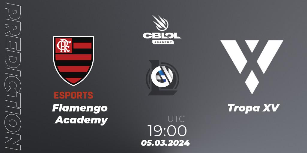 Pronóstico Flamengo Academy - Tropa XV. 05.03.2024 at 19:00, LoL, CBLOL Academy Split 1 2024